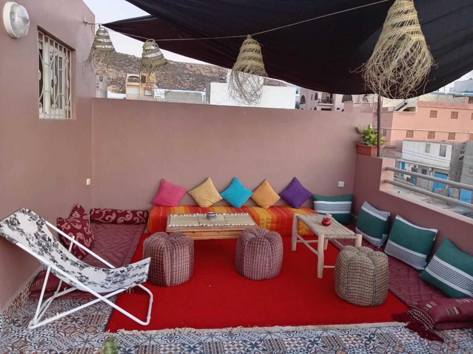 Taghoba Surf House Hostel Tamraght Exterior photo
